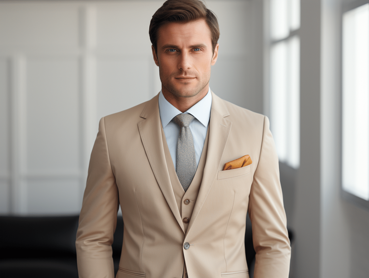 Choisir la couleur de cravate idéale pour un costume beige