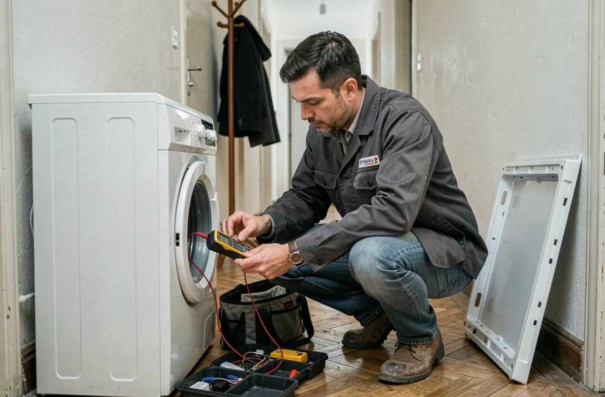 Dépanneur électroménager Dépanning en intervention sur un lave-linge dans un appartement de Tours